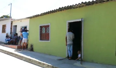 Lugar donde residía la adolescente.