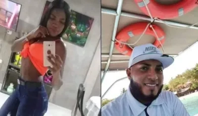 Evelin Simanca y Carlos Mendoza. 