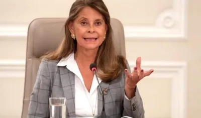 La vicepresidenta y canciller de Colombia, Marta Lucía Ramírez.