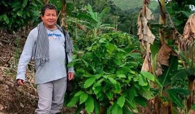 El líder social Teófilo Manuel Acuña.