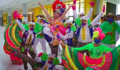 Valeria Charris, reina del Carnaval de Barranquilla 2022.
