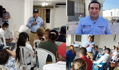 El congresista Edward Rodríguez, candidato al Senado.