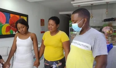 Familiares de Gilmar pendiente de la situación.