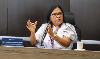 Belkis Florentina Izquierdo Torres, magistrada de la JEP.