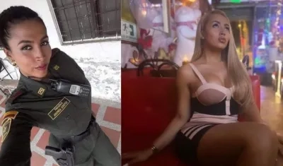 Andrea Cortés Guarín, primera mujer trans en la Policía.