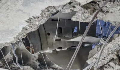 Bombardeo en Kharkiv, Ucrania.