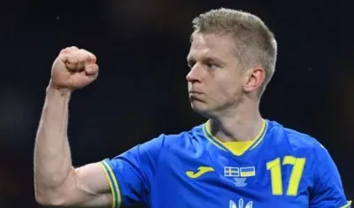 Oleksandr Zinchenko, capitán de la selección ucraniana de fútbol.