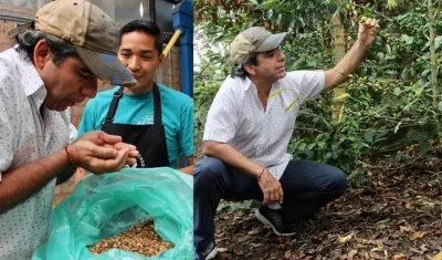Alex Char durante su visita al corregimiento de Bruselas, en Pitalito, Huila.