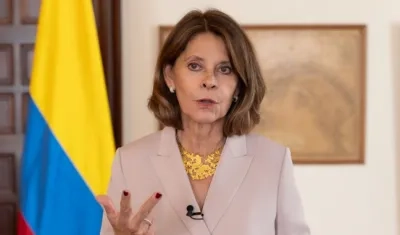 Marta Lucía Ramírez, vicepresidenta y canciller de Colombia.