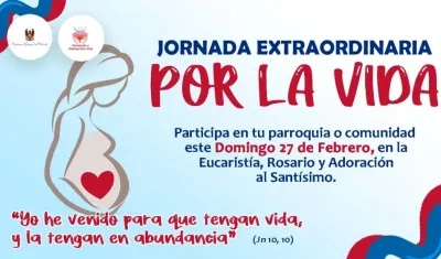 ‘¡Solidaridad creativa en favor de la vida!’ es nombre de la jornada.