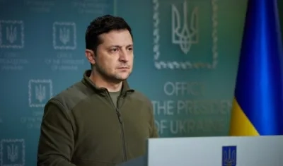 Volodímir Zelenski, presidente de Ucrania.