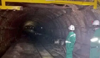 Labores de rescate en la mina 'La Chapa'.