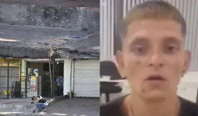 Lugar de los hechos y el autor Kevin David Monsalvo Barón.