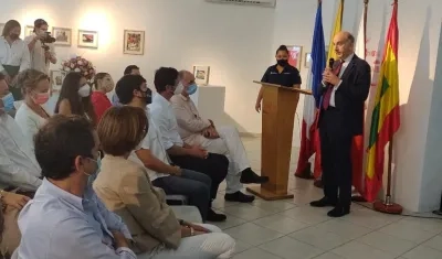 Embajador de Francia en Colombia, Frédéric Doré.