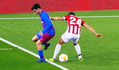 La jugada que levantó al Camp Nou.