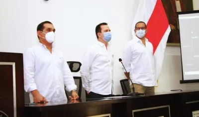 La nueva mesa directiva de la Asamblea