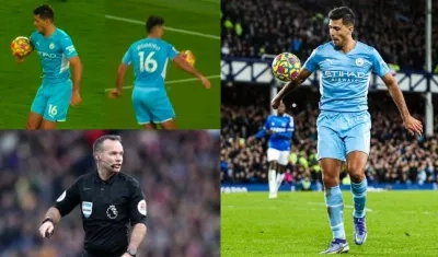 Paul Tierney no señaló esta jugada como penal. 