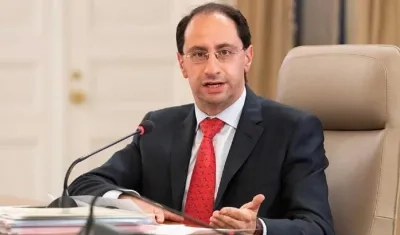 José Manuel Restrepo, Ministro de Hacienda.