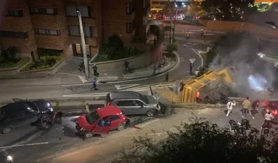Un accidente grave ocurrió en Bogotá este miércoles.