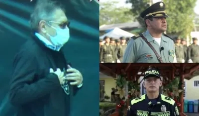 Carlos Mattos, Wilmer Valencia y Mariano Botero Coy.