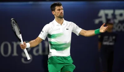 Novak Djokovic, tenista serbio. 