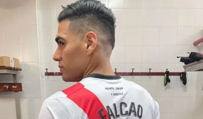 Falcao García, delantero colombiano. 
