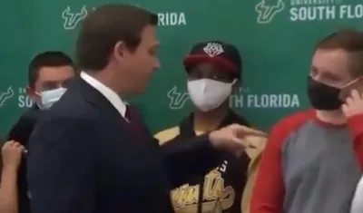 El gobernador de Florida, Ron DeSantis.