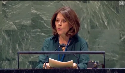 La vicepresidenta y canciller de Colombia, Marta Lucía Ramírez.