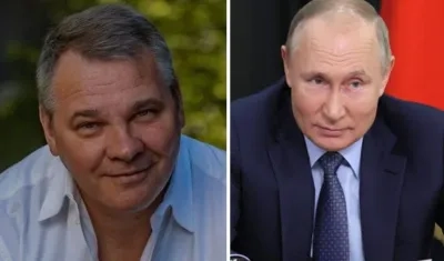 El empresario ruso Alex Konanykhin y Vladimir Putin