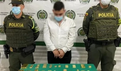 Capturado que transportaba los lingotes de oro.