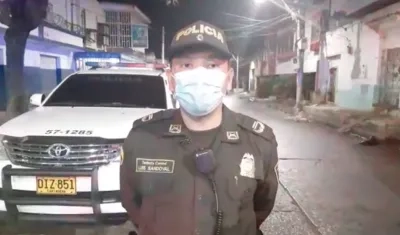 Luis Sandoval, comandante operativo de la Mebar.