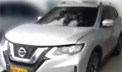 La camioneta de Liliana Segovia Navarro.