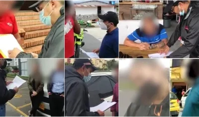 Algunos de los capturados de red de corrupción, según Fiscalía.