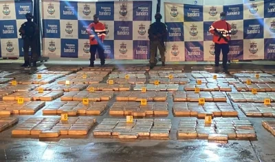Cocaína incautada en uno de los operativos. 