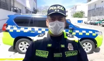 Brigadier general Luis Carlos Hernández, comandante de la Mebar.