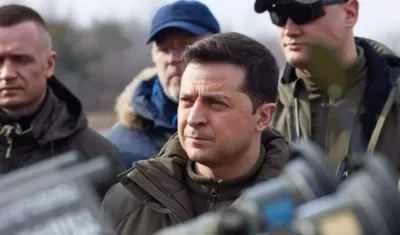 El presidente de Ucrania, Volodimir Zelenski.