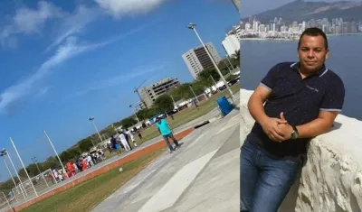 Lugar de los hechos y Rubén Carbone.