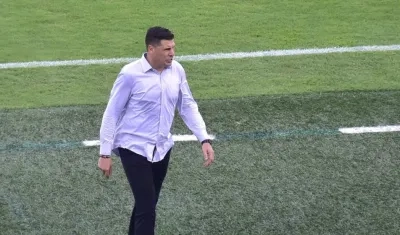 Juan Cruz Real, DT del Junior.