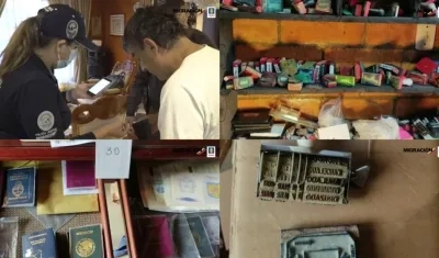 Imágenes del operativo.