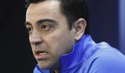 Xavi Hernández, técnico del Barcelona. 