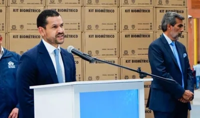 Daniel Palacios, ministro del Interior.