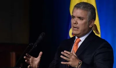 Iván Duque, presidente de Colombia.