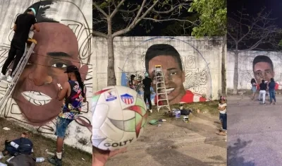 El mural de Javier Francisco Palma Bermúdez.