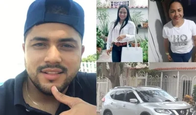 Jairo Medina Vega, Liliana Segovia Navarro y la camioneta.