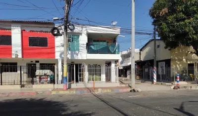 Lugar donde fue asesinado Javier Francisco Palma