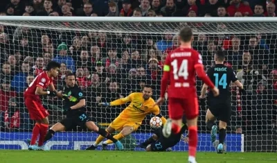 Acción de riesgo de Luis Díaz. 