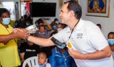 Daniel García Arizabaleta, en plena campaña.