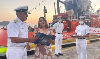 Entrega de las matrículas.