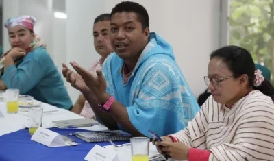 El candidato Jhon Fredy Bocanegra.