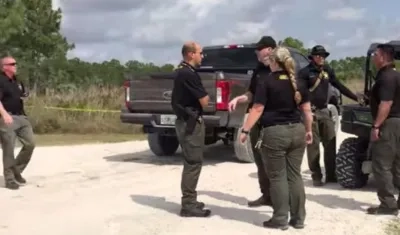 Autoridades registran un área de Hungryland Wildlife.